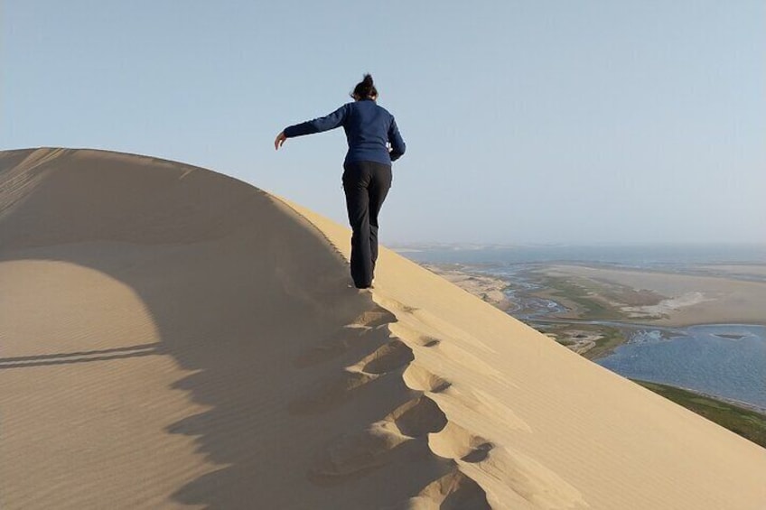 We walk in the dunes