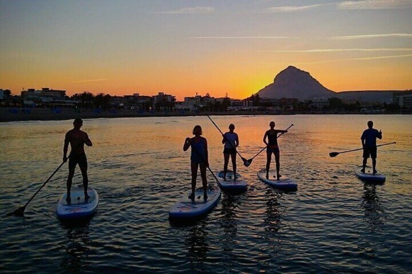 Sunset Paddle Board Tour in Jávea Spain