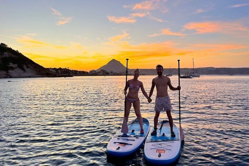 Sunset Paddle Board Tour in Jávea Spain