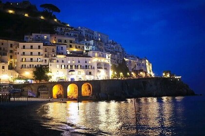 AMALFI and POSITANO: Night Boat Tour from Salerno