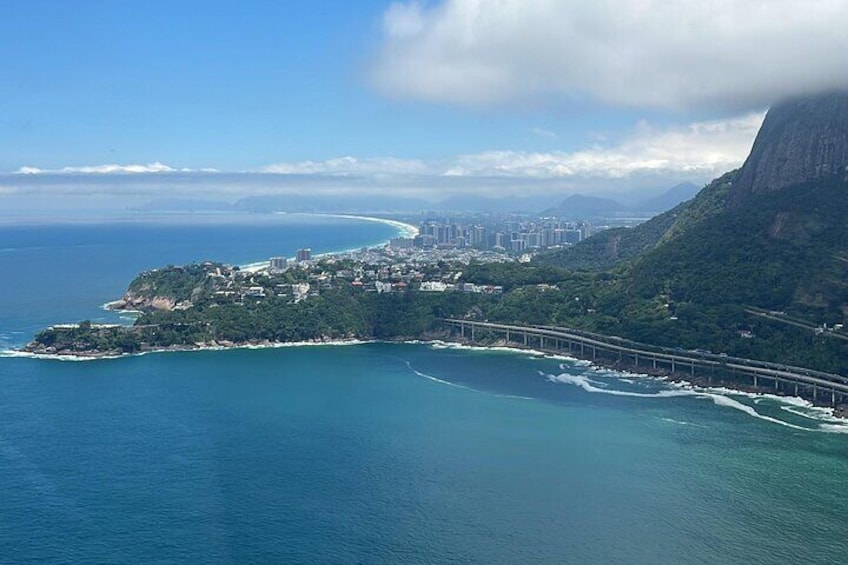 Rio de Janeiro: Helicopter tour on the beaches - 15 min