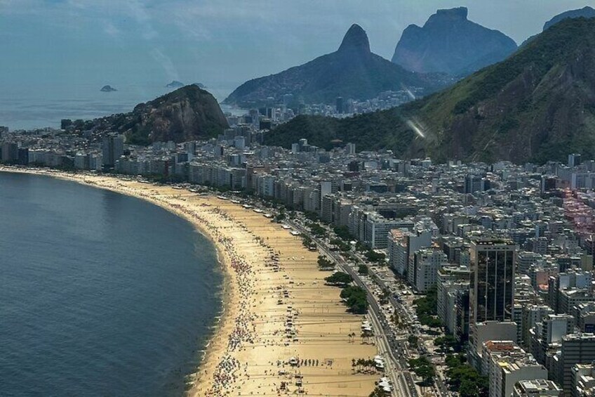 Rio de Janeiro: Helicopter flight in Christ the Redeemer