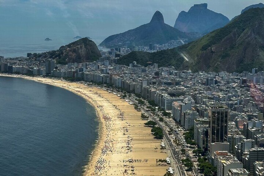 Rio de Janeiro: Helicopter flight in Christ the Redeemer