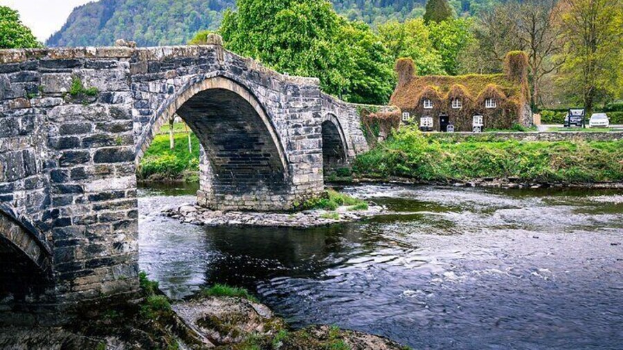 Bridge over river Conwy