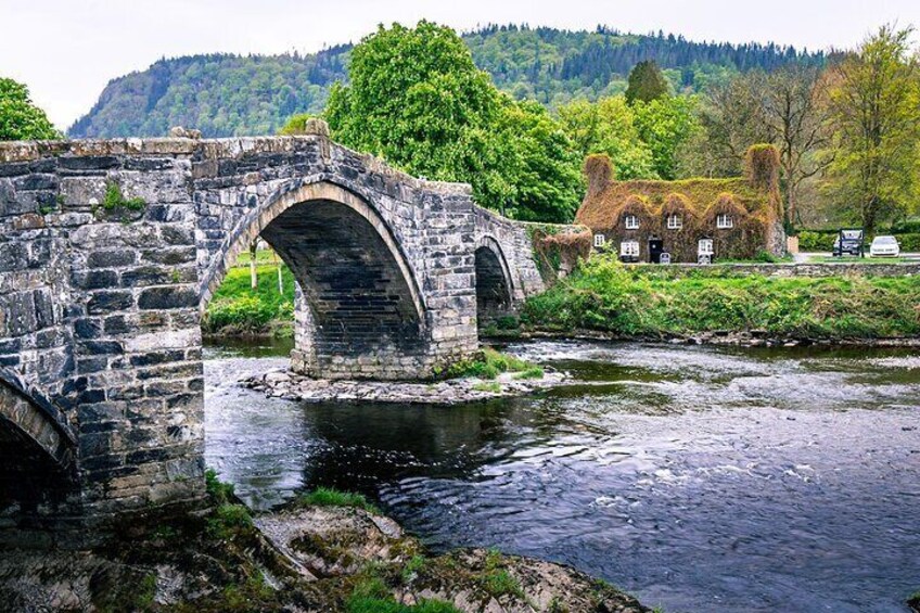 Bridge over river Conwy