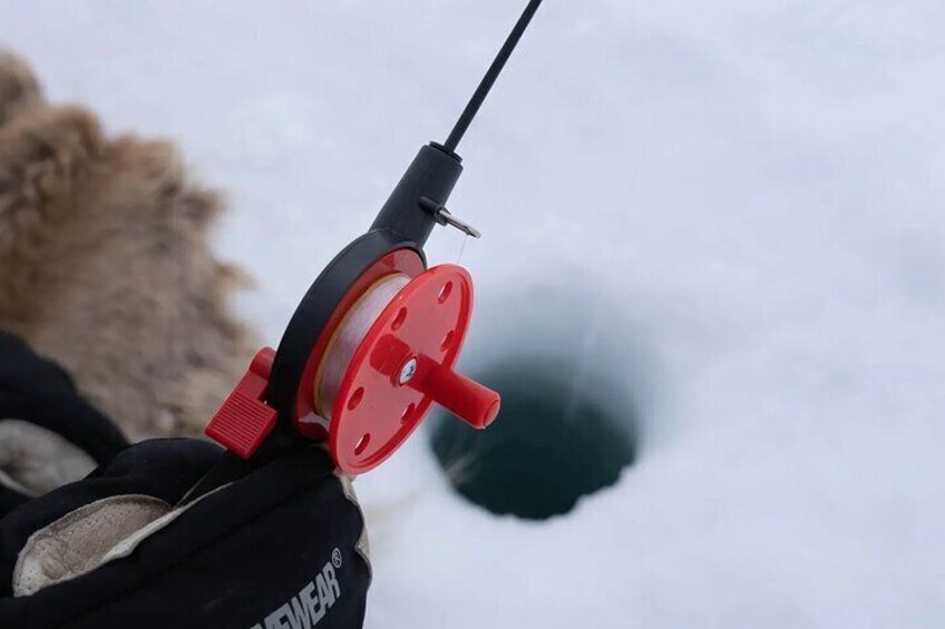 Snowmobile and Icefishing Adventure