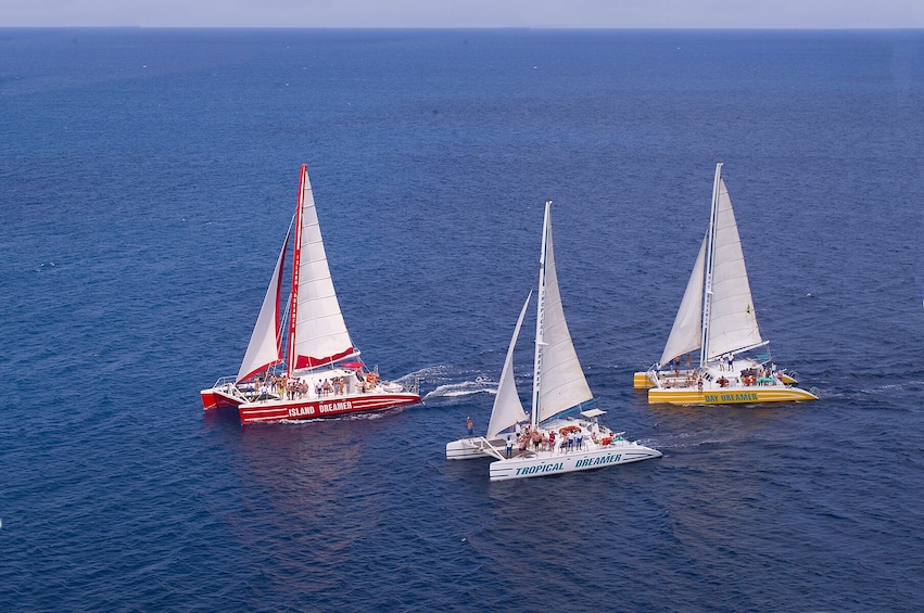 Family-Friendly Dreamer Catamaran Snorkeling Tour in Montego Bay