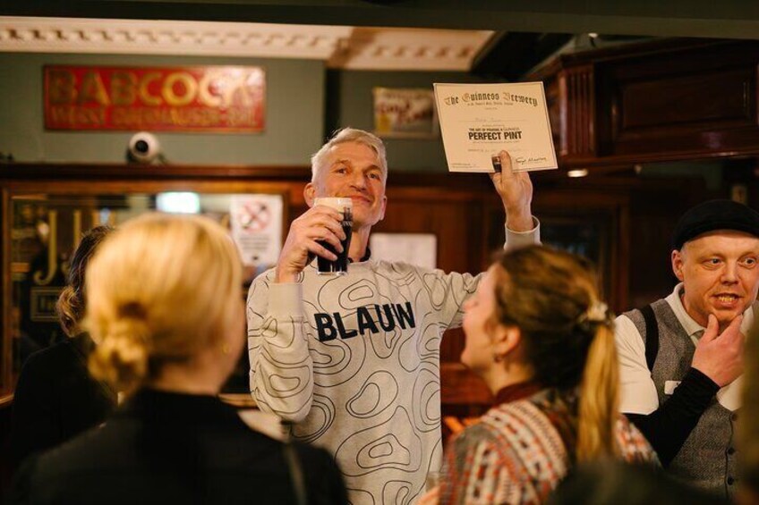 Stop off for a drink in a local bar on your own time