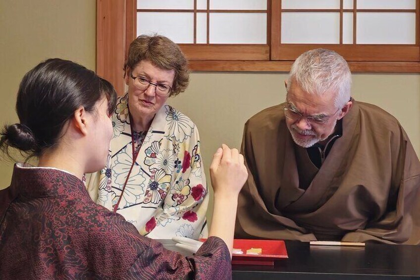 Tea Ceremony in 100 Years Old Townhouse with Tables and Chairs