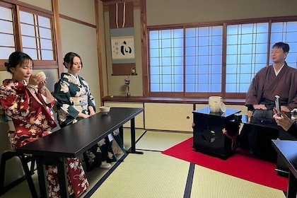 Tea Ceremony in 100 Years Old Townhouse with Tables and Chairs