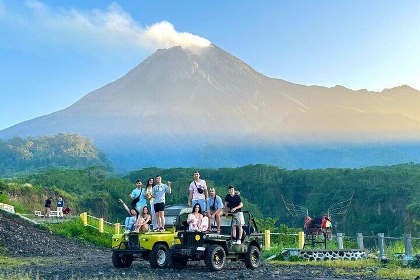 Yogyakarta Mount Merapi with Jeep 4 X 4 and Transfer