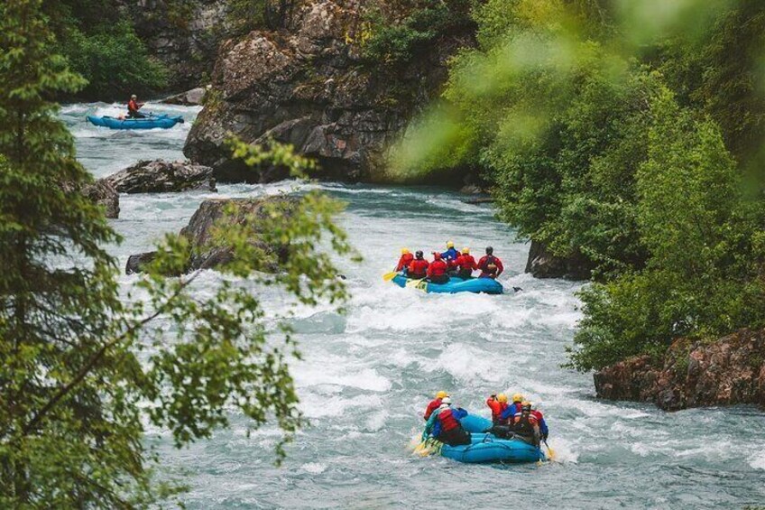 Six Mile Creek 3 Canyon Whitewater Rafting