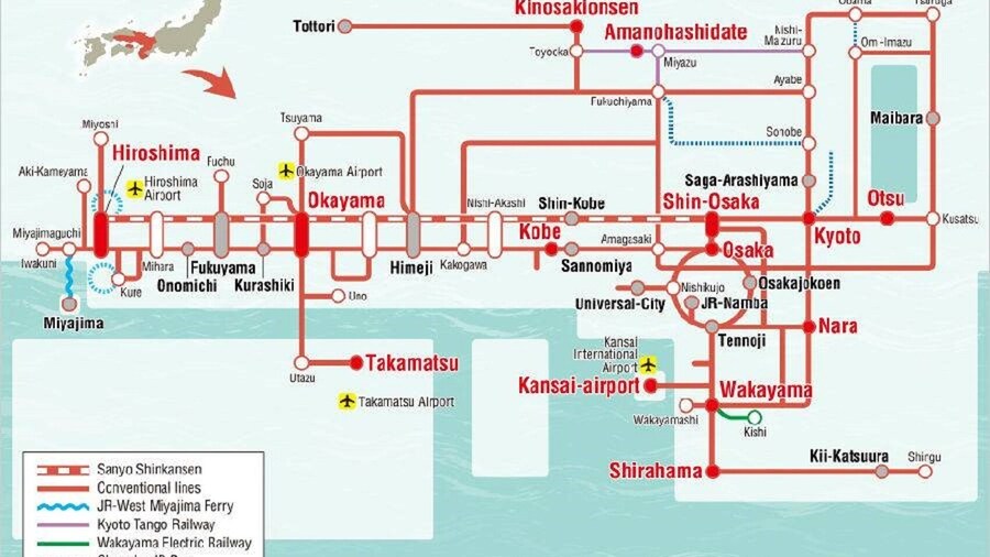 JR Kansai-Hiroshima Area Pass