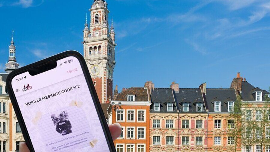 Team escape game robbery in Lille
