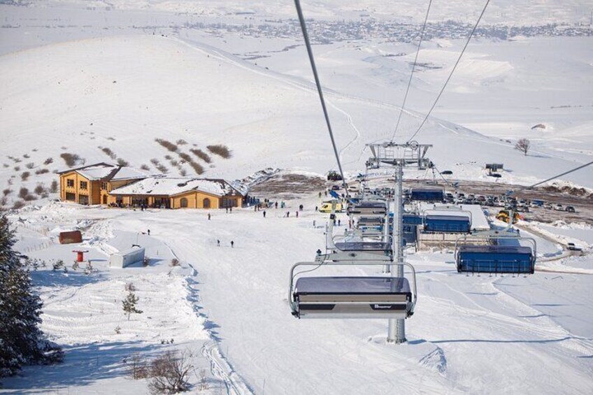 From Yerevan Myler Ski Resort and Saghmosavank Monastery Day Tour
