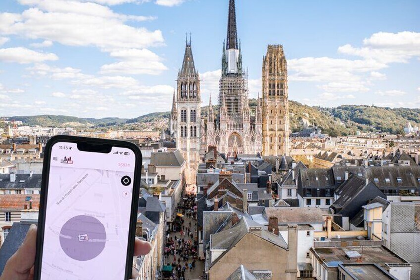 Thumbnail game in the city of Rouen