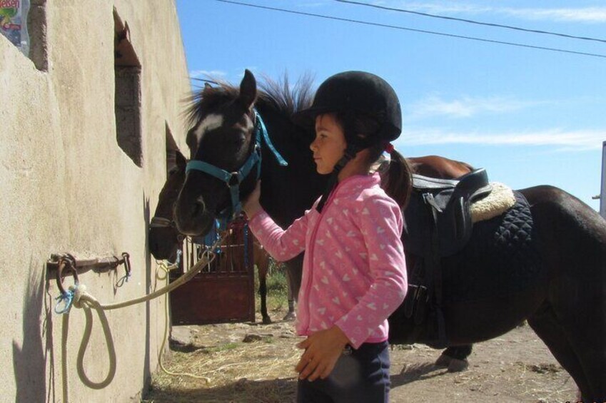 Castelsardo: horseback for children in Sedini