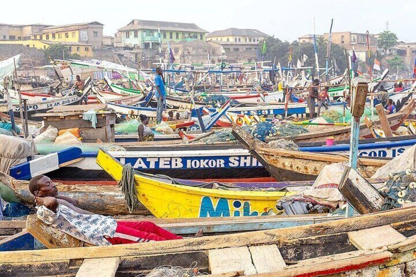 Boats at Jamestown