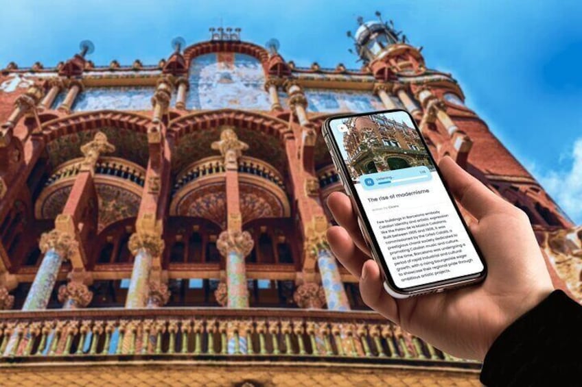Barcelona interactive self-guided historical walking tour