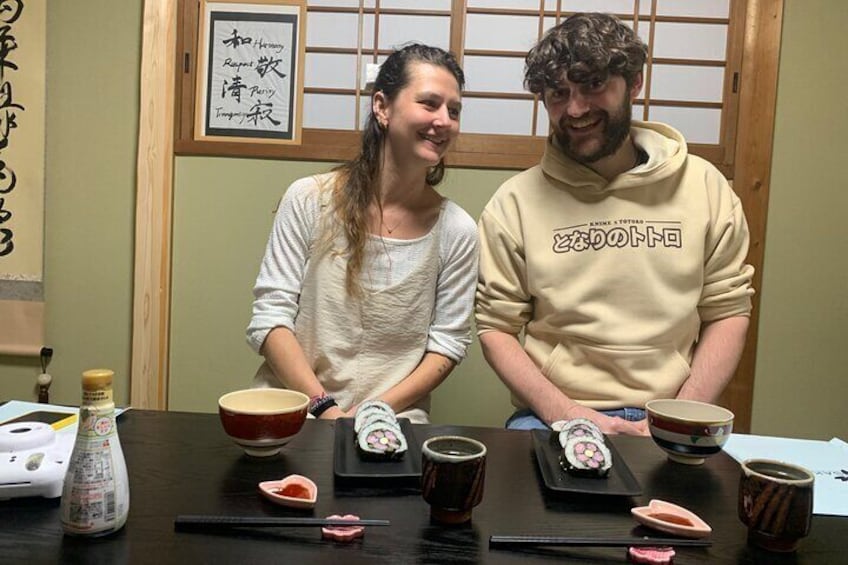 Decorative Sushi Rolls Experience in Kyoto