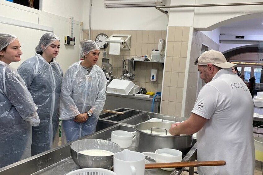 Pisa Semi private Cheese Making & tasting experience