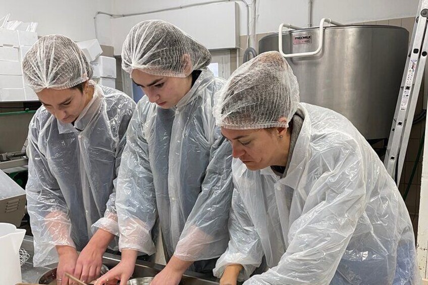 Pisa Semi private Cheese Making & tasting experience