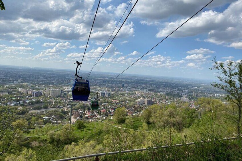 Cable car to Koktobe