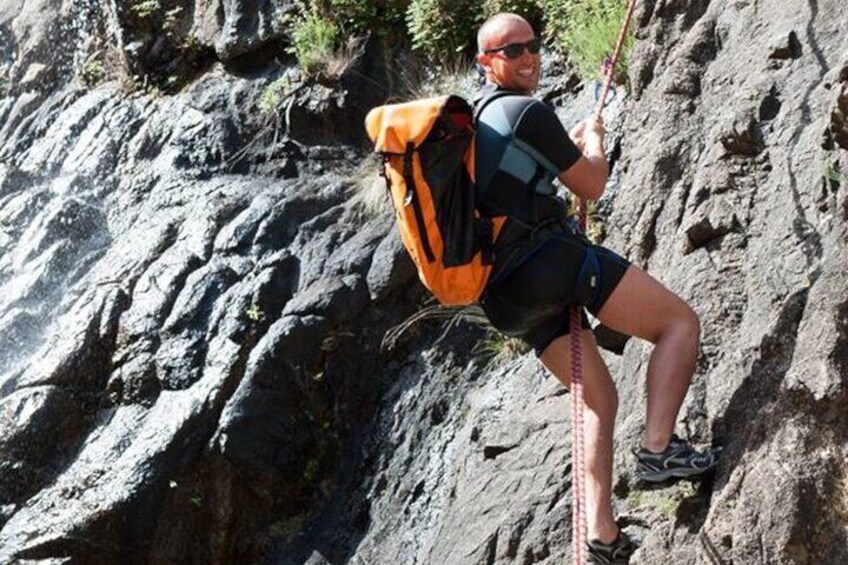 Rock Climbing in Fuili Canyon with Transfer from Cala Gonone