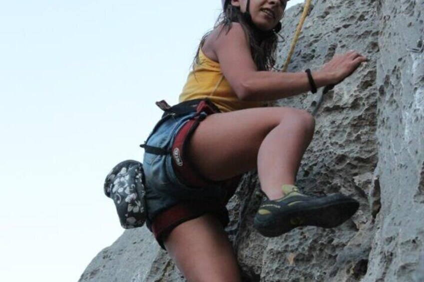 Rock Climbing in Fuili Canyon with Transfer from Cala Gonone