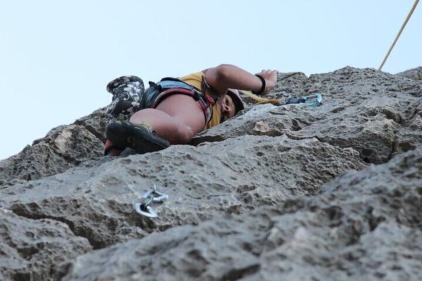 Rock Climbing in Fuili Canyon with Transfer from Cala Gonone