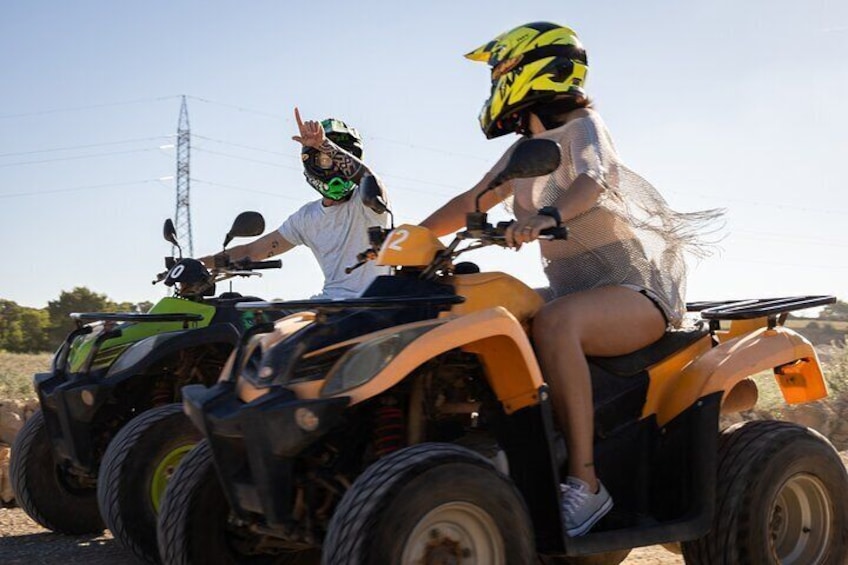 Quad Tour Mallorca Mountain Views and Cove Dip