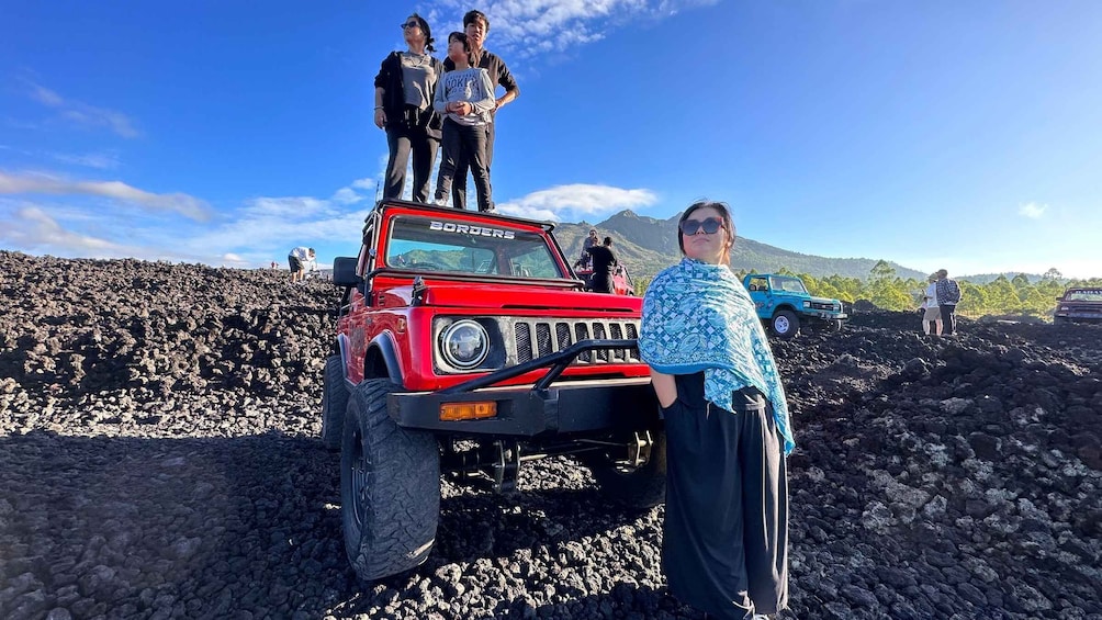 Picture 7 for Activity The Batur Volcano jeep tour and black lava