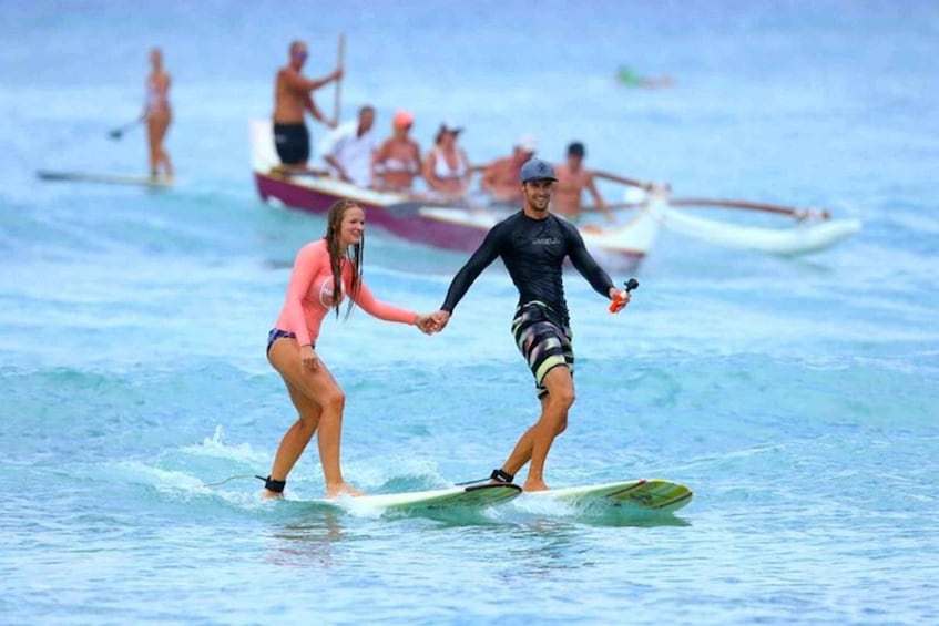 Oahu: Your Private Group Surf Lesson in Waikiki