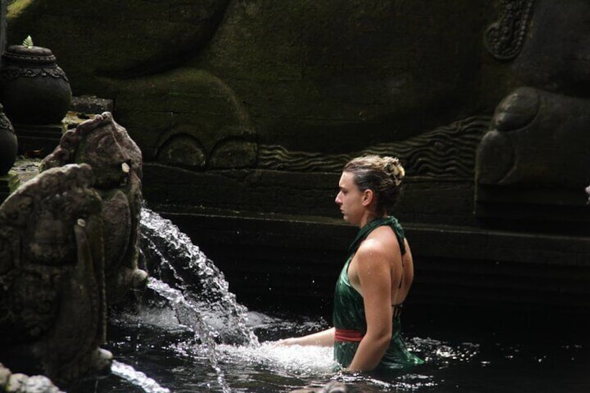 Melukat Ceremony at Tirta Empul Temple