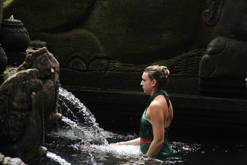Melukat Ceremony at Tirta Empul Temple