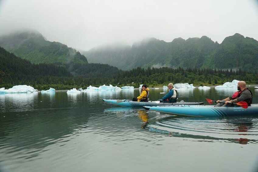 Lunch and Paddle among Icebergs
