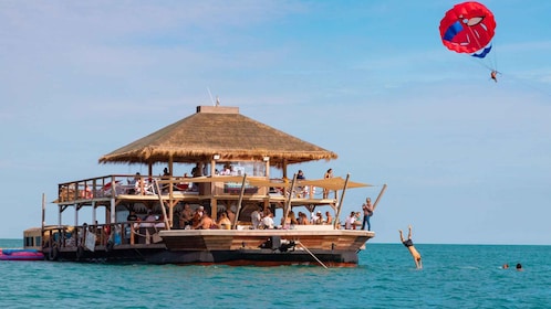 From Koh Samui: Party Boat to Koh Mudsum w/ Buffet