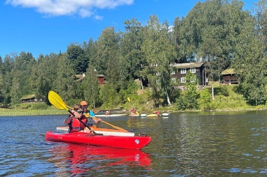 Kayak and Canoe Tour in Lake Bogstad