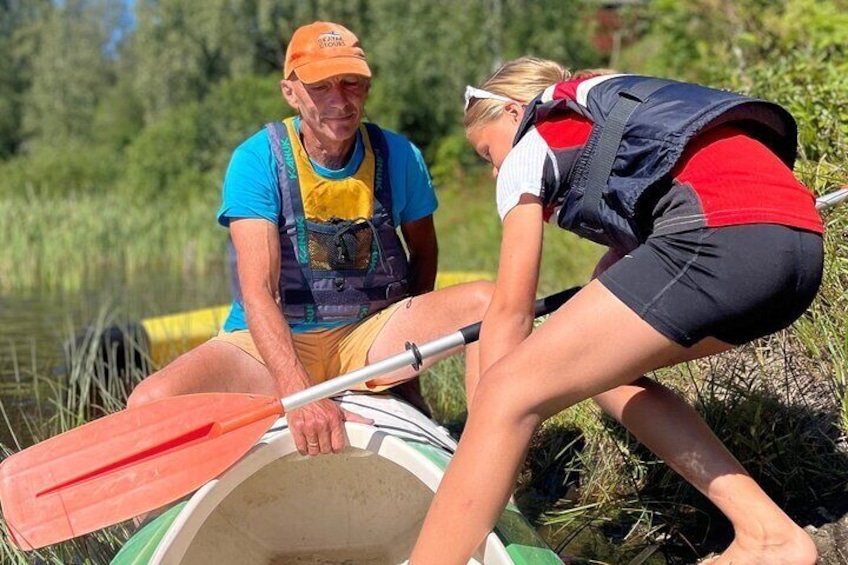Kayak and Canoe Tour in Lake Bogstad