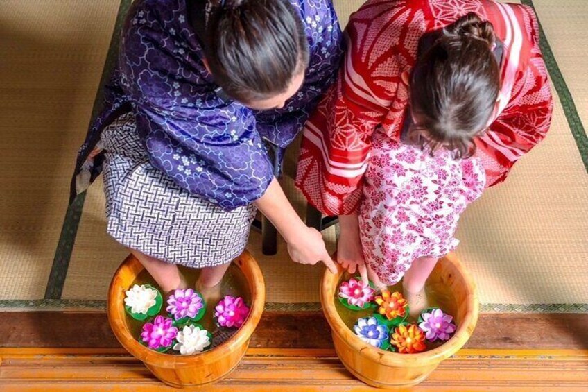  Osaka Tea Ceremony and Foot Bath Experience