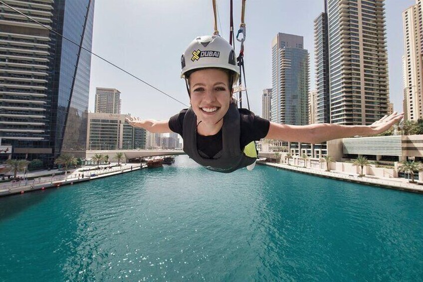 Zipline Dubai Marina Xline with Transfers Option