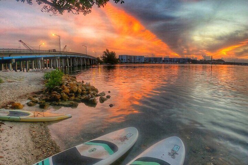 Sunrise from Sawfish Bay Park