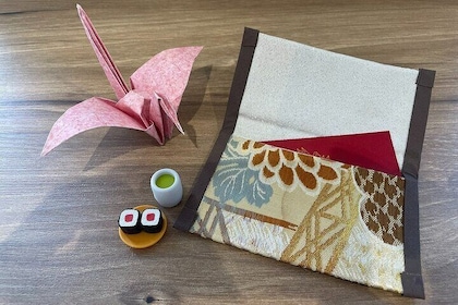 Private Craft Class Antique Obi Making with Original Card Case