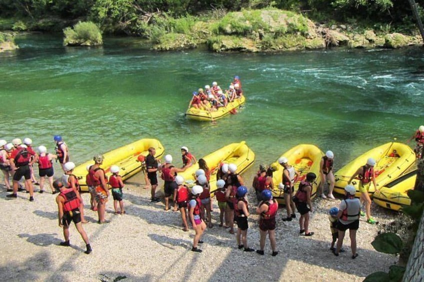 The best Rafting on Sava river in Bled