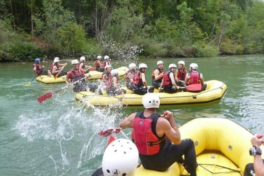 The best Rafting on Sava river in Bled