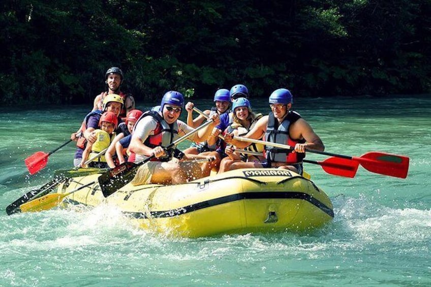 The best Rafting on Sava river in Bled