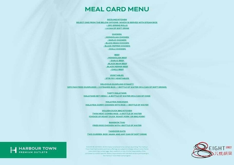 Picture 3 for Activity Asian Eats Meal Voucher at Harbour Town Shopping Outlet
