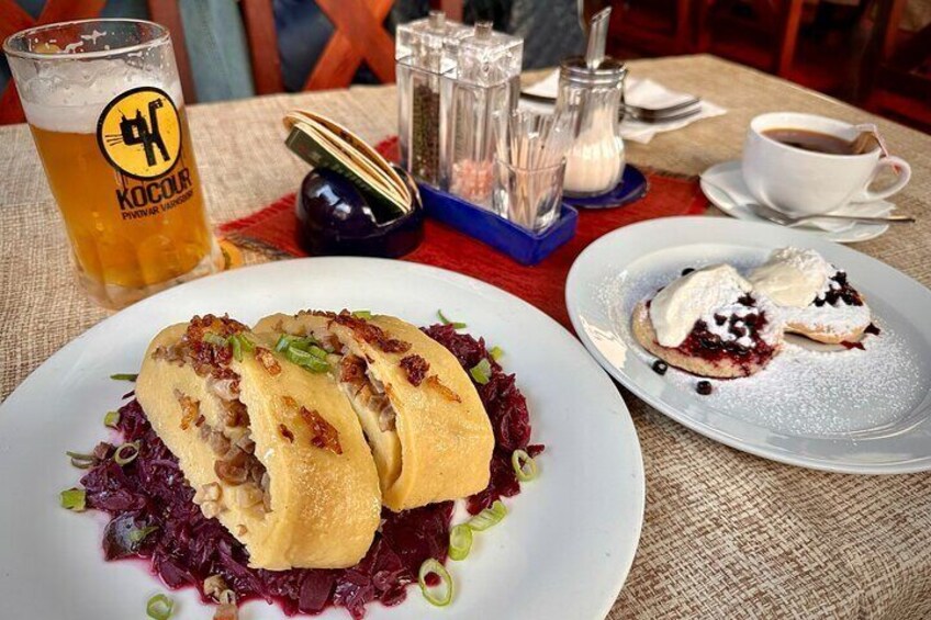 Czech food and beer are world-renowned. Our diet may not be the healthiest, but you will be pleasantly surprised by the taste and enjoyment.