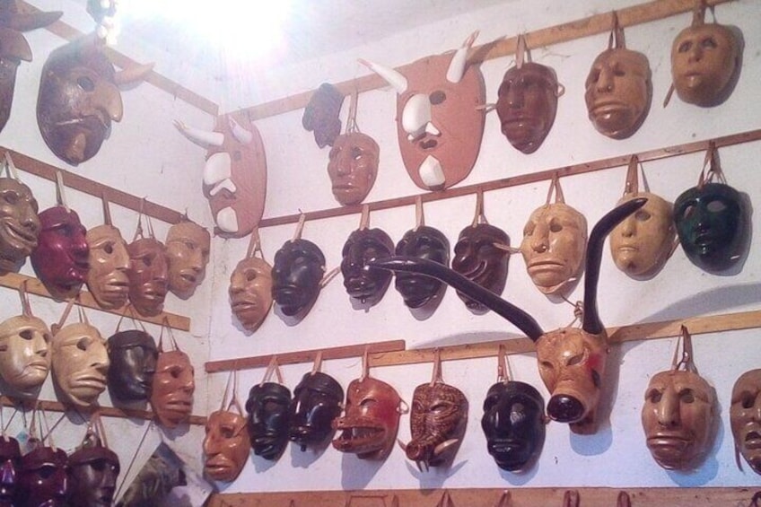 Visit to a Mask Artisan's Laboratory of Mamoiada