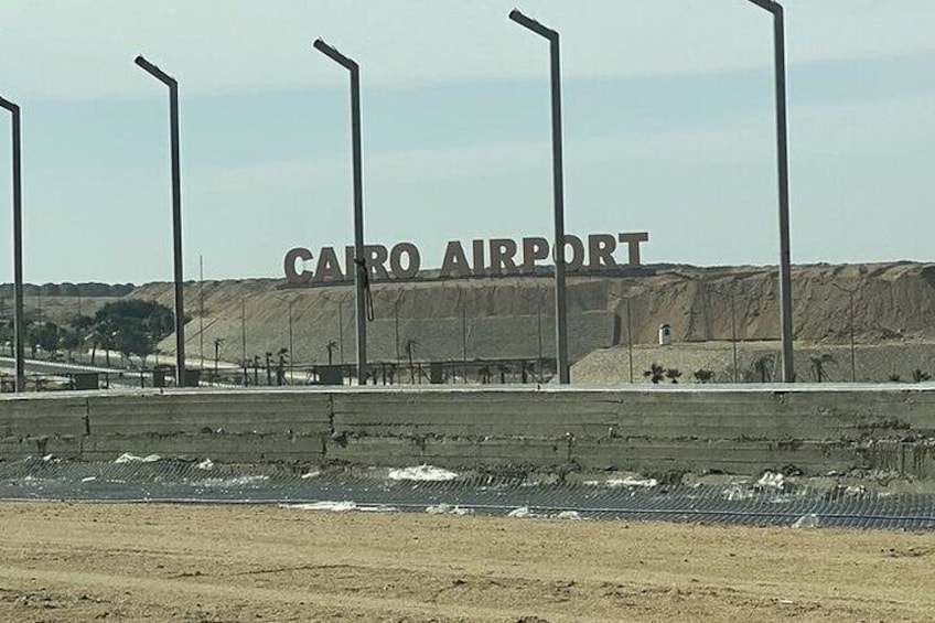 Private transfer from Cairo airport to Cairo and Giza Hotels 